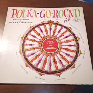 Vintage Polka-Go-Round Record Album Louis Prohut Polka-Go-Rounders ABC P…